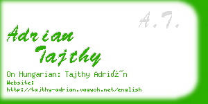 adrian tajthy business card